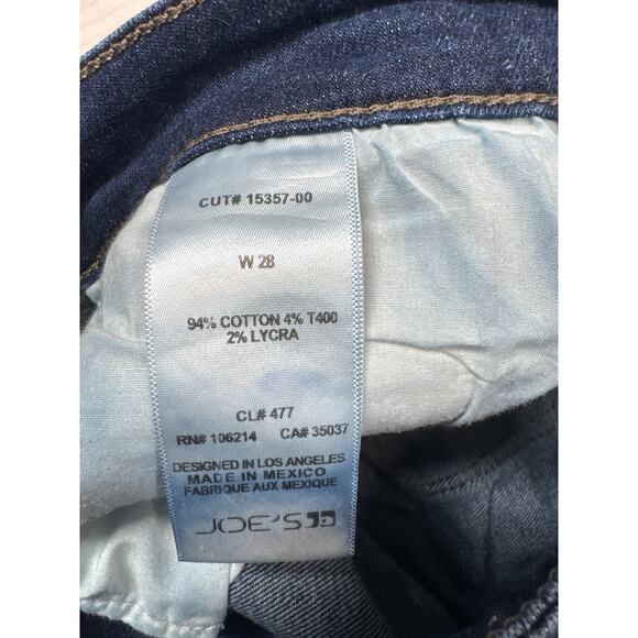 Joes Jeans Skinny Ankle Hi-Low Cutout Hem Womens Stretch Pockets Size 28 x 27 - Picture 6 of 8